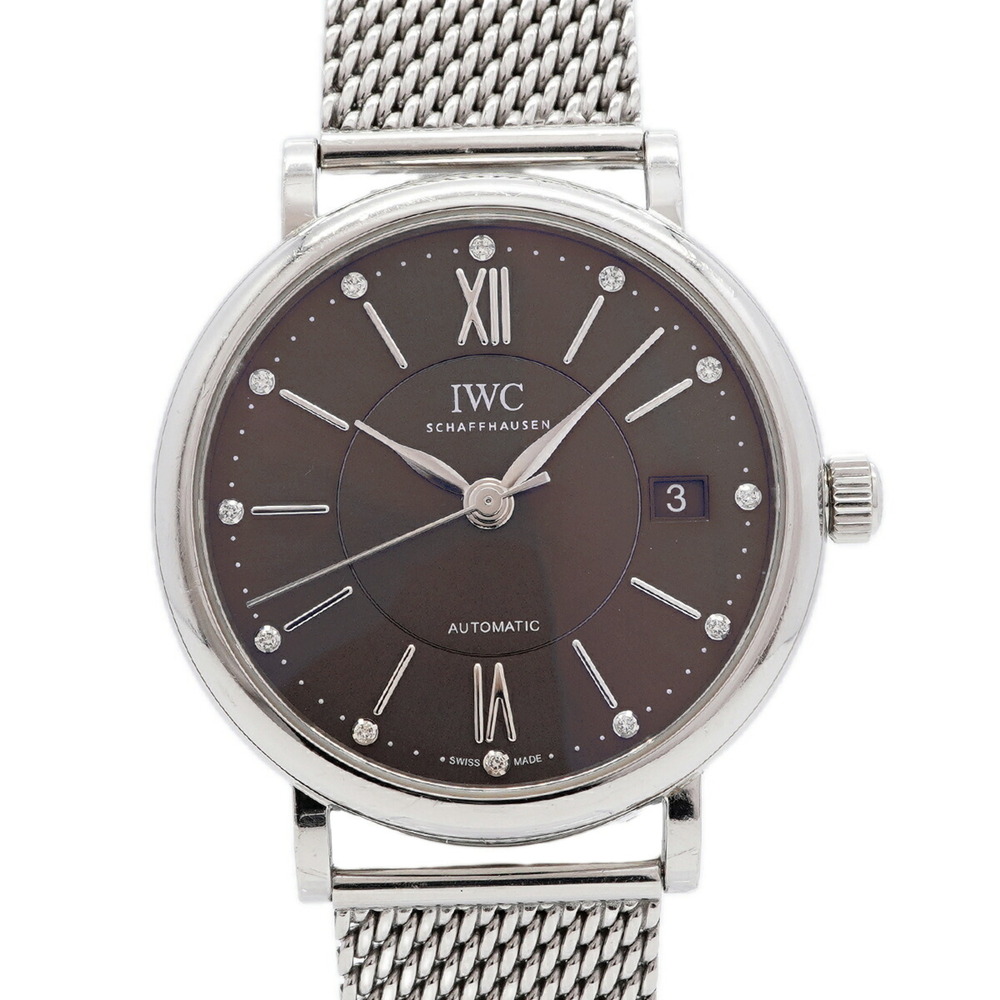 IWC Schaffhausen Portofino 37 IW458110 Gray Dial Watch (Boys' Size)